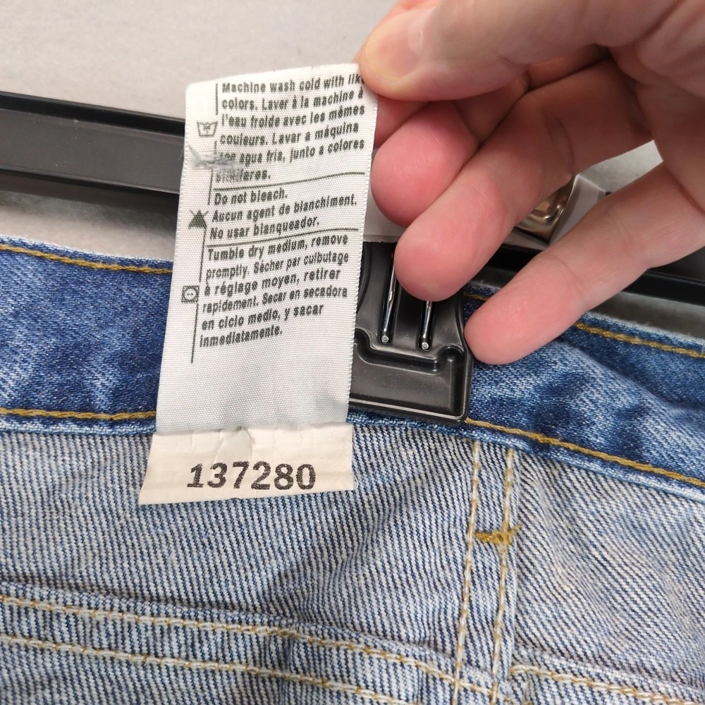 Carhartt Traditional Fit Jeans Mens 44x30" Workwear B280 PRW Rugged Outdoors Y2K - Picture 7 of 8